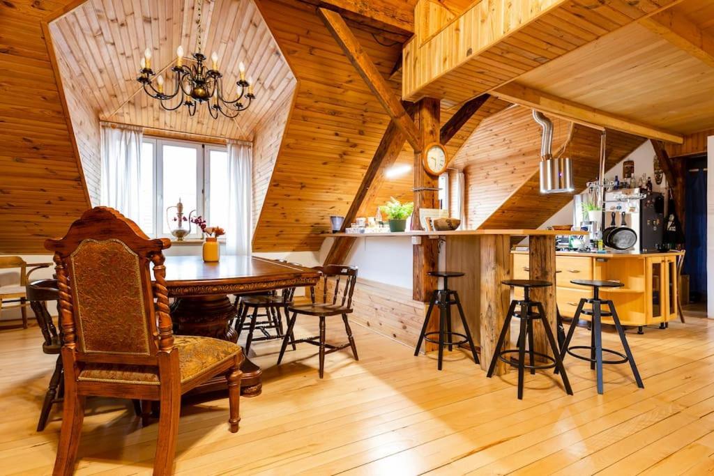 ברטיסלאבה Rooftop 180M2 Loft With Private Sauna, מראה חיצוני תמונה